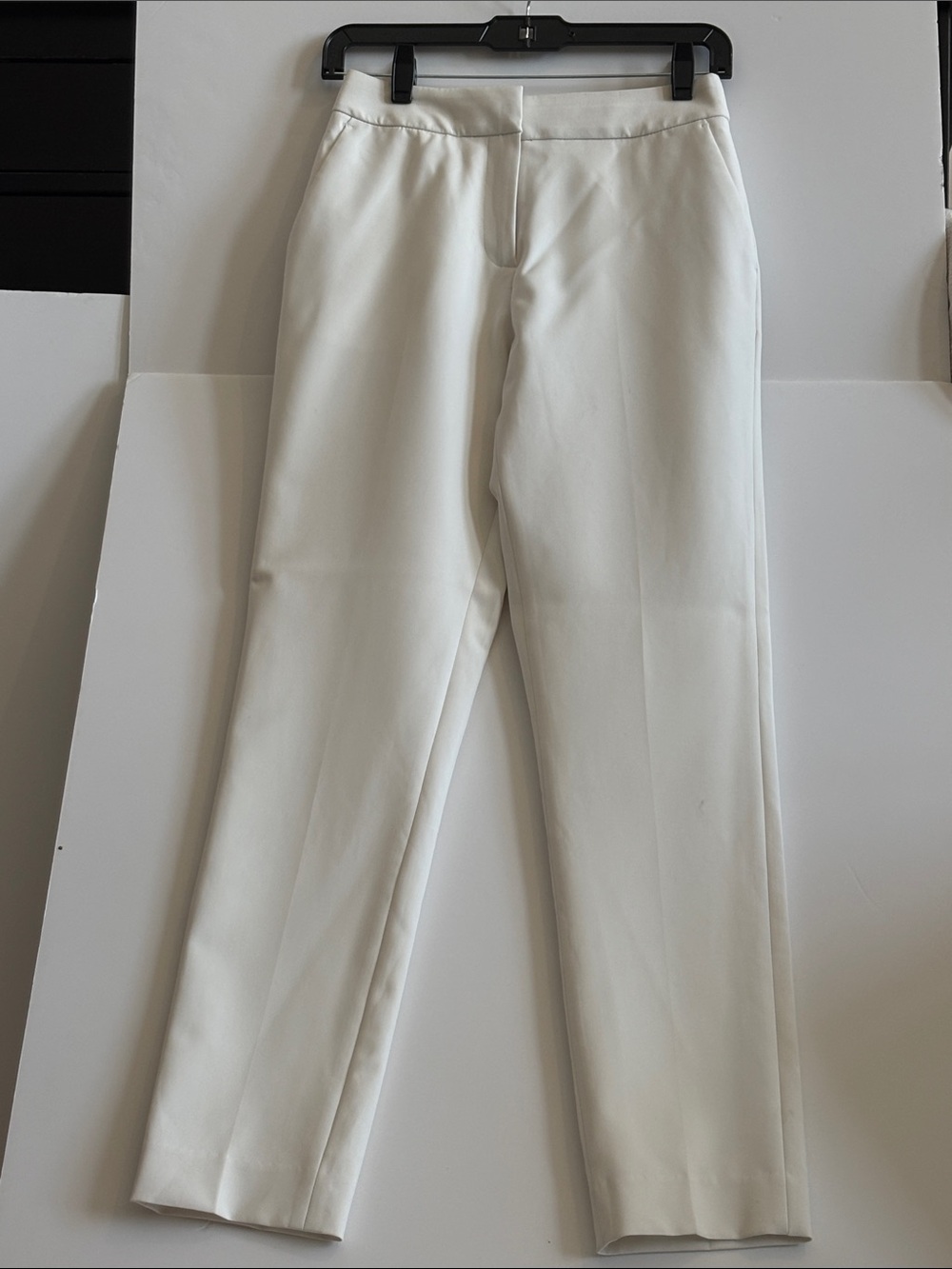 Reiss Cream Straight Leg Dress Pants